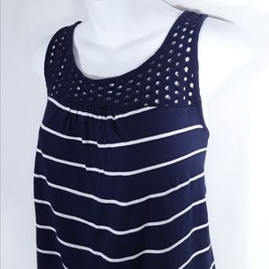 Old Navy Tops - Old Navy Stripe Striped Crochet Tank Top Old Navy Tops - Old Navy Stripe Striped Crochet Tank Top